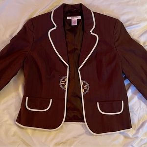 Dark brown Nine and Company jacket.